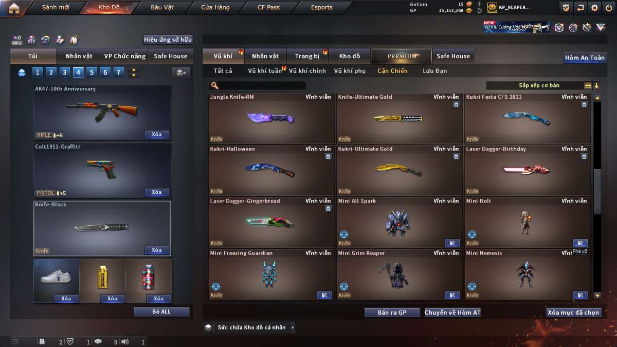 shop acc cf uy tin gia re